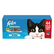Felix Kattenvoer Nat in Gelei Multipack Original Vis Selectie 44 x 85 gr