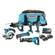 Makita DLX6038T Accu Combiset 6-delig 18V 5.0Ah in Trolley Tas