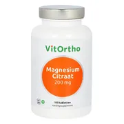 Vitortho Magnesium Citraat Tabletten 200mg 100TB