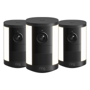 Ring Spotlight Camera 2e Generatie Batterij Zwart 3-Pack