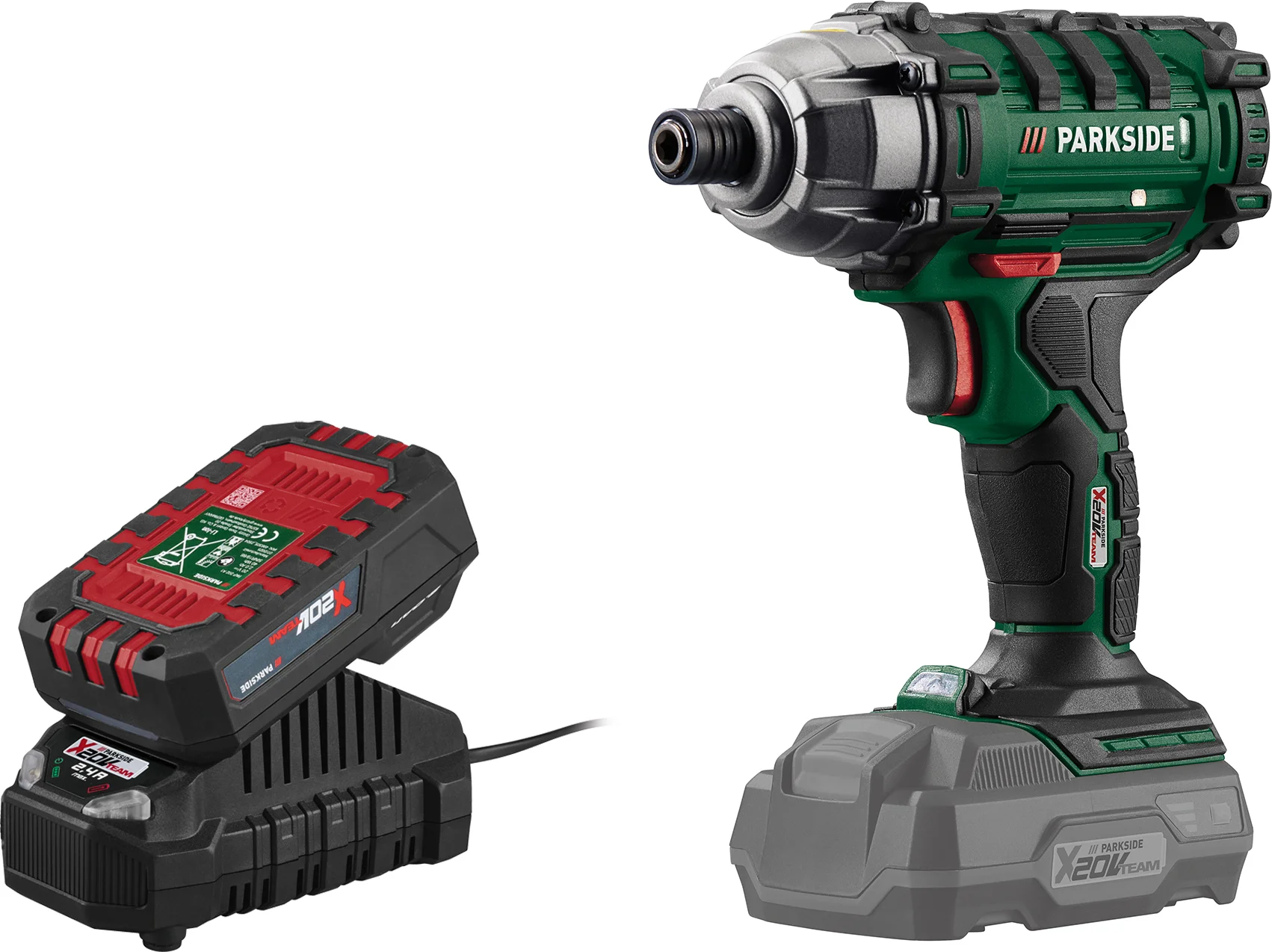 PARKSIDE Accu-slagmoersleutel 20 V 180 Nm, met accu 2 ah en lader 2,4 A