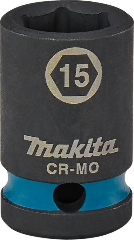 Makita E-16112 Impact Black Krachtdop 1/2" kort | 15 mm