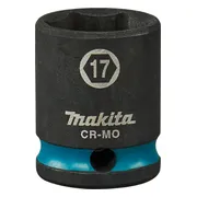 Makita E-15986 Impact Black Krachtdop 3/8" kort | 17 mm