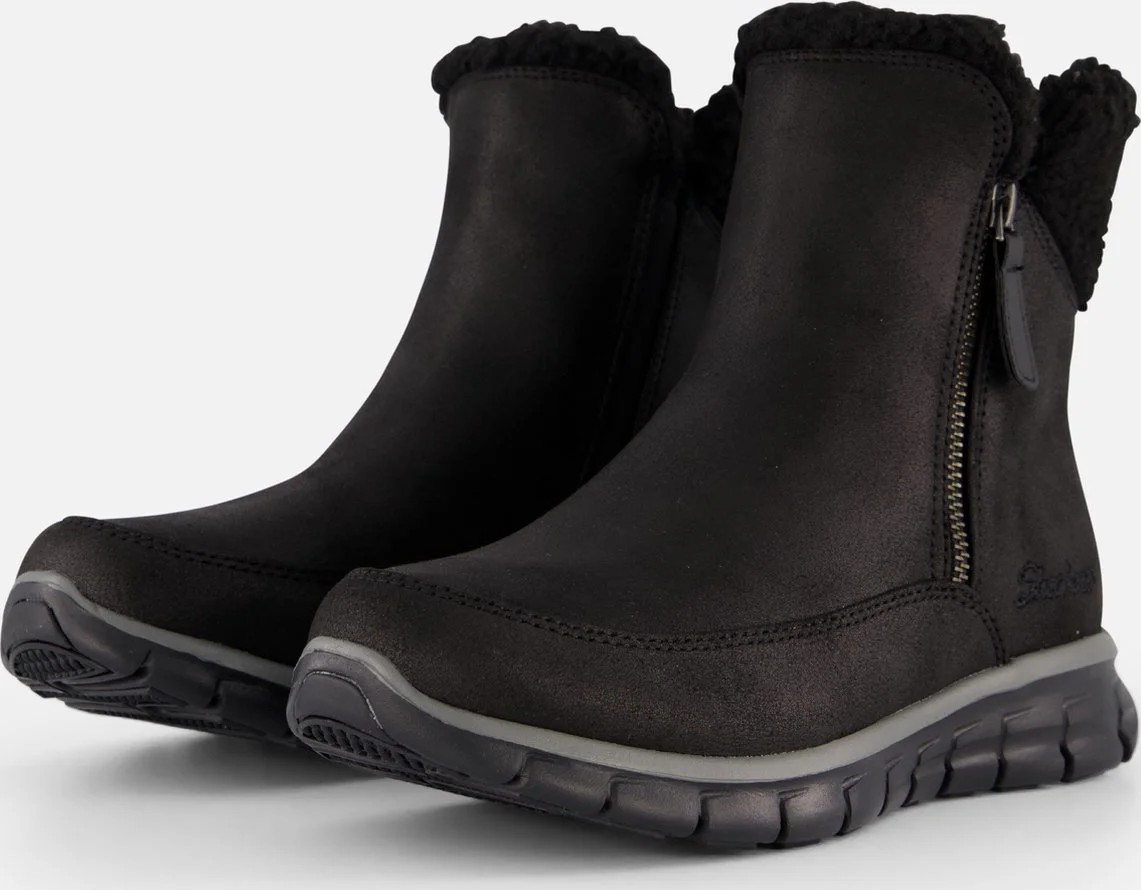 Skechers Synergy-Collab Dames Laarzen - Zwart - Maat 39
