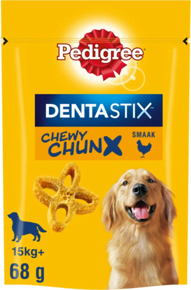 Pedigree Dentastix Chewy Chunx Hondensnacks Maxi Kip 68 gr