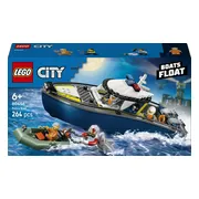 LEGO City Achtervolging met politieboot 60456