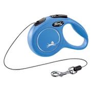 Flexi New Classic Koord - Hondenriem - Blauw - XS - 3 m - (<8 kg)
