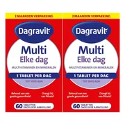 2x Dagravit Multi Elke Dag 60 tabletten