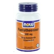 NOW Pantotheenzuur 500 mg capsules 100VCP