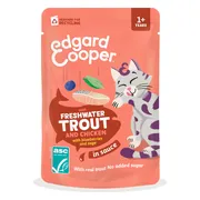 Edgard & Cooper Kat Adult Saus Pouch Forel & Kip 85 gr