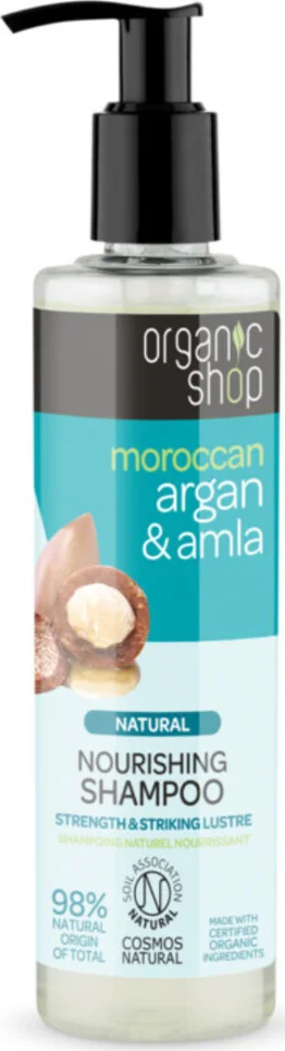 3x Organic Shop Shampoo Argan & Amla 280 ml