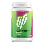 Lift Fast Acting Glucose Kauwtabletten - Framboos 50ST