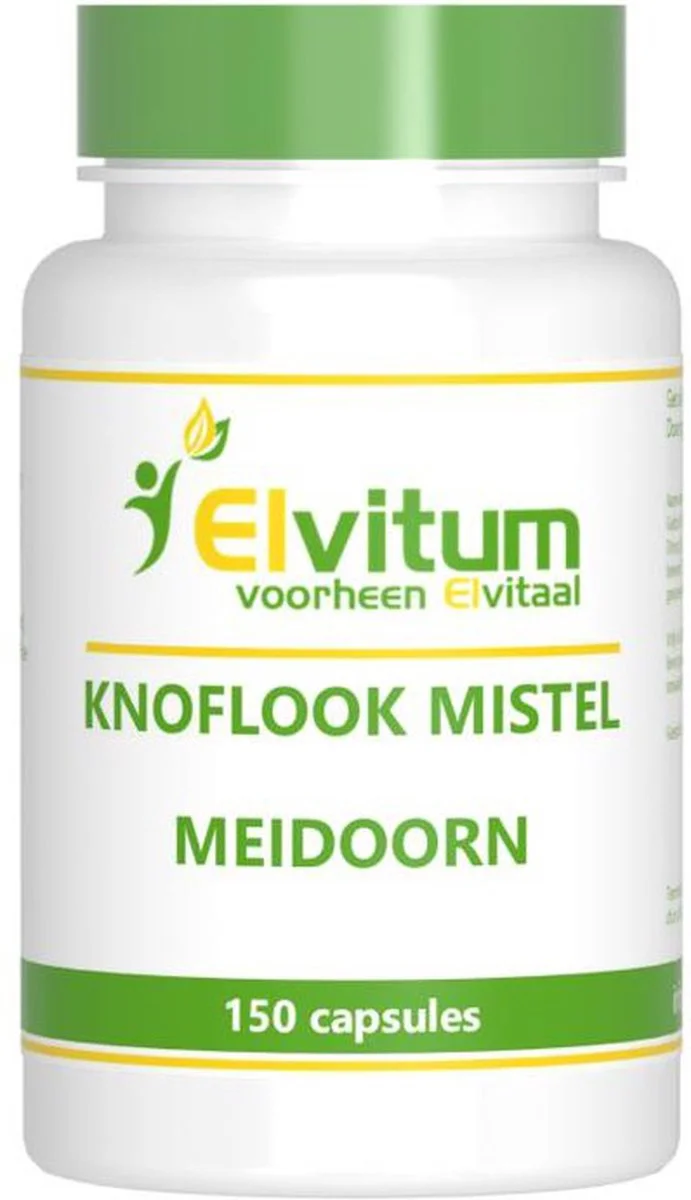 Elvitum Knoflook Mistel Meidoorn Capsules 150CP