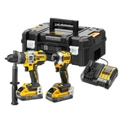 DeWALT DCK2052H2T Accu combiset 2-delig (DCD999 + DCF850) 18V XR POWERSTACK 5.0Ah in TSTAK