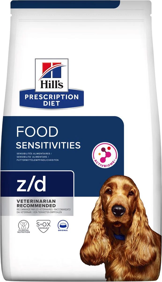 Hill's Prescription Diet z/d Food Sensitivities Hondenvoer Droog 3 kg