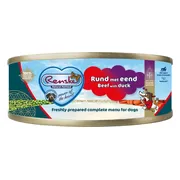 24x Renske Vers Gestoomd Complete Menu Hondenvoer Nat Rund - Eend 95 gr