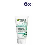 6x Garnier SkinActive Hyaluronzuur Aloë Vera Gezichtsreinigingsschuim 150 ml