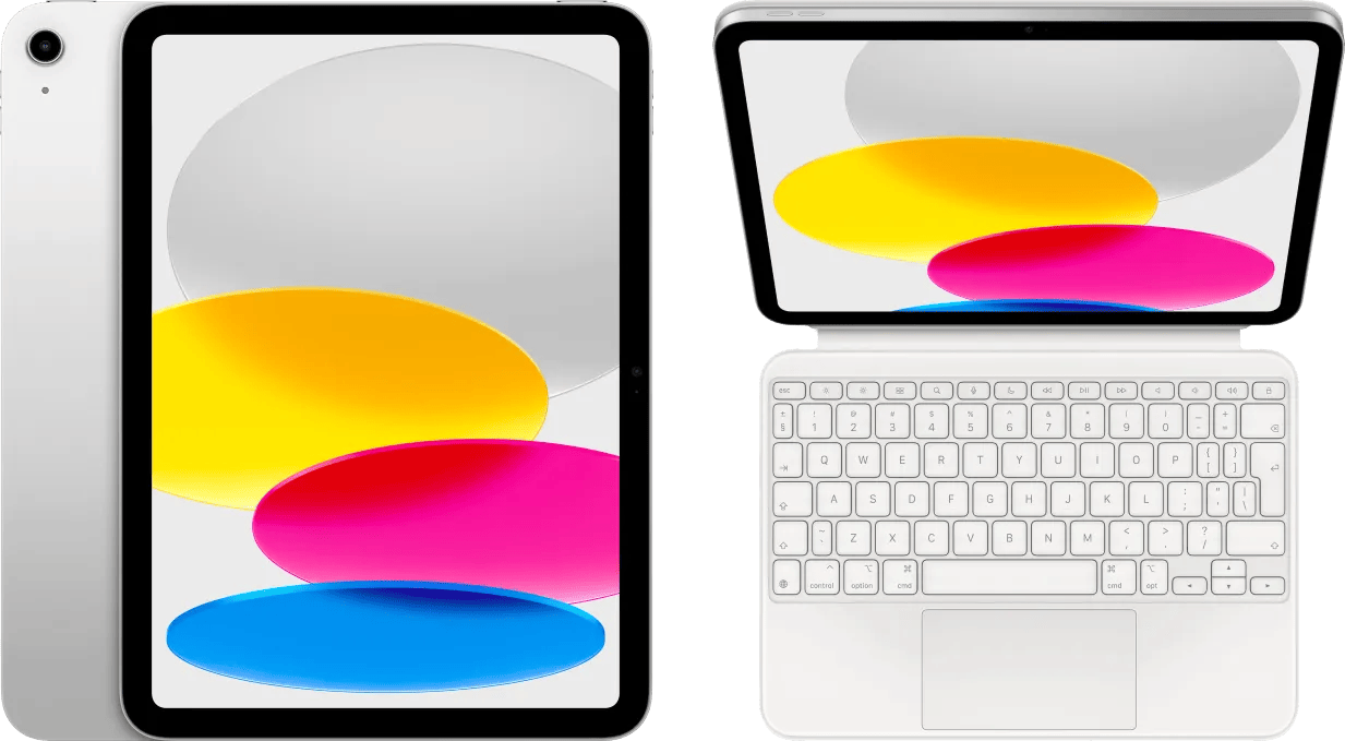 Apple iPad (2025) 11 inch 256GB Wifi Zilver + Apple Magic Keyboard Folio QWERTY Wit