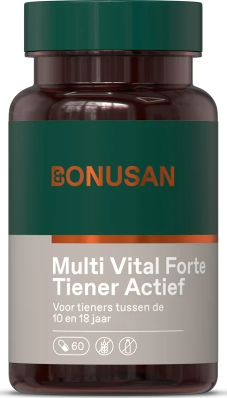 Bonusan Multi Vital Forte Tiener Actief Capsules 60CP