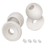 Nova Venture CometPods – Loop Earplugs Style – 33dB Noise Reduction Earplugs – The Quiet Experience – Comfortabele Oordoppen – Wit