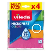 4x Vileda Microvezeldoek Colors 4 stuks