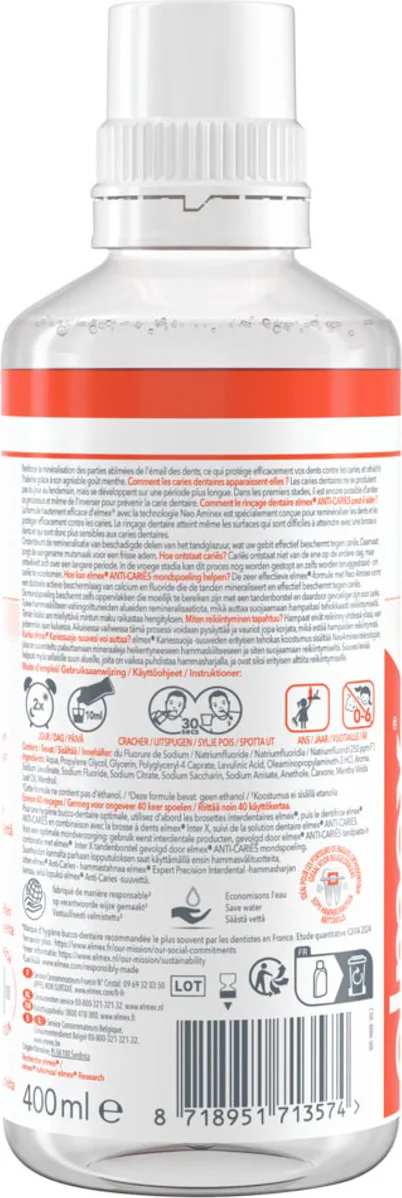 Elmex Mondspoeling Anti-Cariës 400 ml