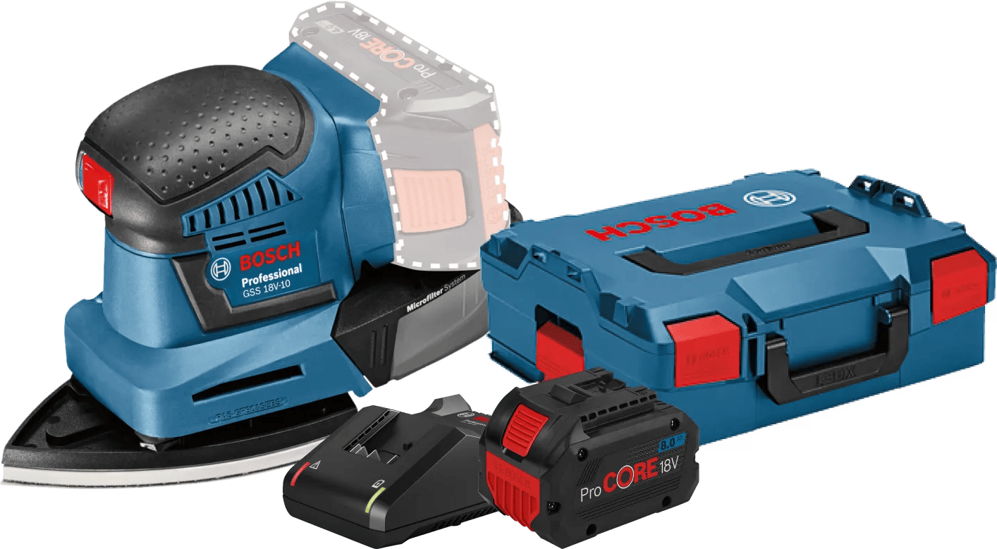 Bosch Professional GSS 18V-10 8,0 Ah ProCORE Accu Starterspakket
