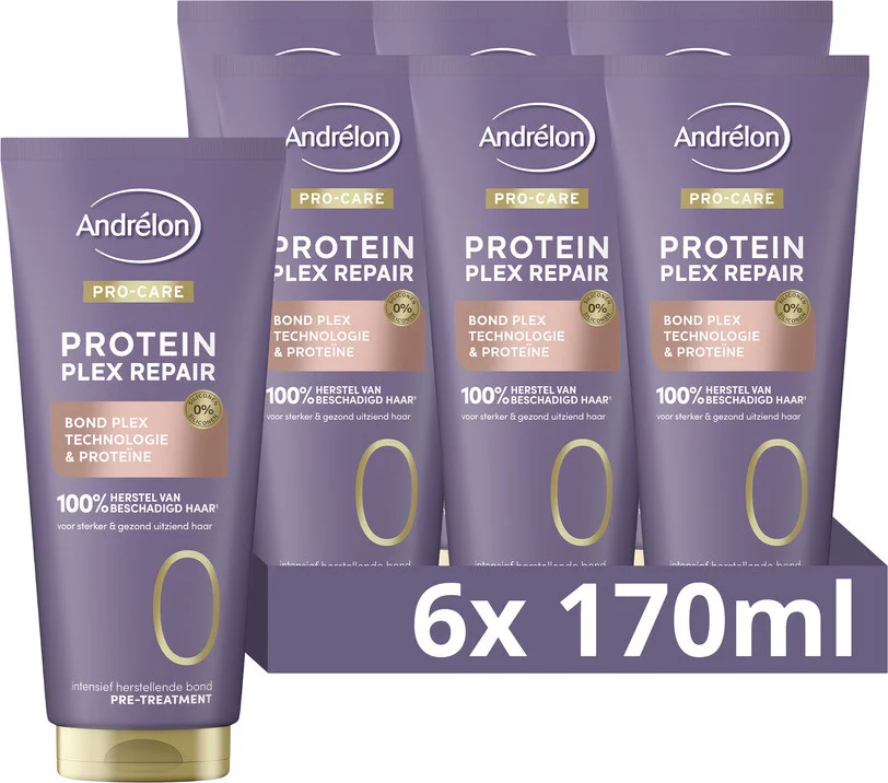 6x Andrélon Pro-Care Pre-Treatment Protein Plex Repair 170 ml