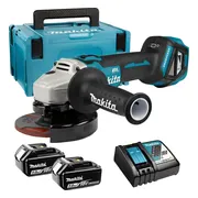 Makita DGA511RTJ Accu Haakse Slijper 125mm 18V 5.0Ah in Mbox