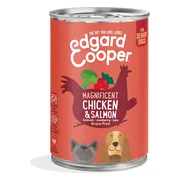 Edgard & Cooper Blik Vers Vlees Senior Hondenvoer Kip - Zalm 400 gr