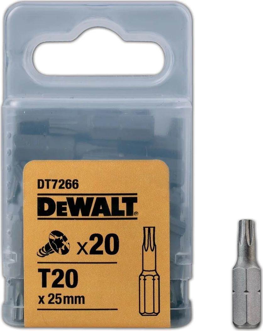DeWALT DT7266 Schroefbit TX20 25mm VE=20