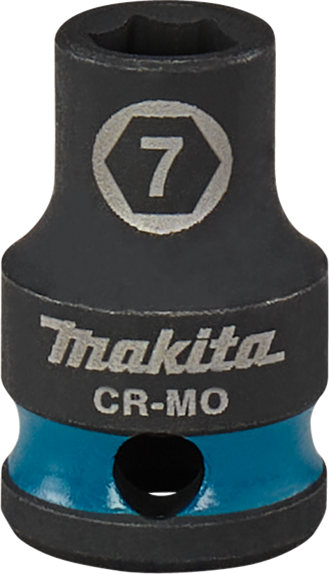 Makita E-15883 Impact Black Krachtdop 3/8" kort | 7 mm