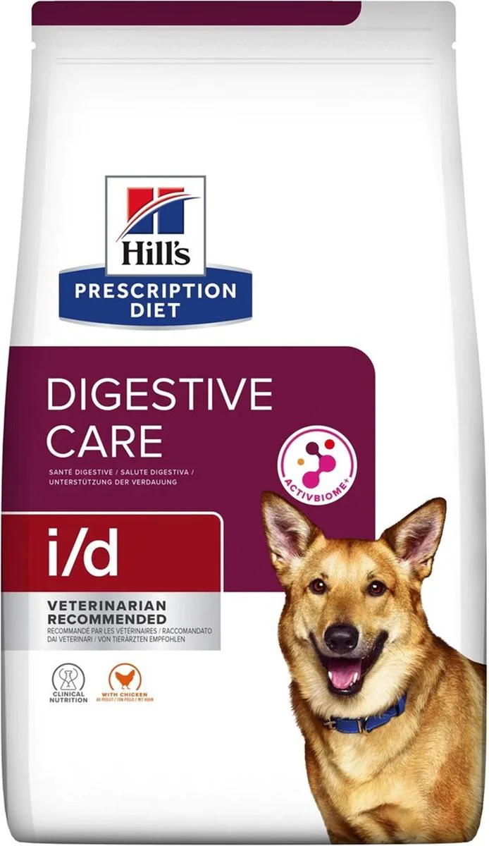 Hill's Prescription Diet i/d Digestive Care Hondenvoer Droog Kip 4 kg