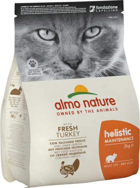 Almo Nature Holistic Kattenvoer Droog Kalkoen 2 kg