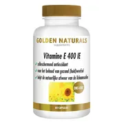 2x Golden Naturals Vitamine E 400 IE 60 capsules
