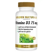 2x Golden Naturals Vitamine D3 75mcg 120 softgels