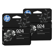 HP 924 Cartridge Zwart Duo Pack