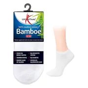 Lucovitaal Bamboe Enkelsokken Wit 43-46 1PR