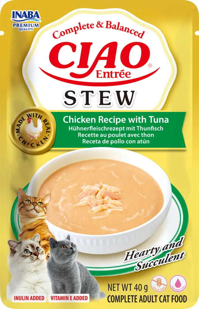 Ciao Entrée Stew Chicken & Tuna 40 gr