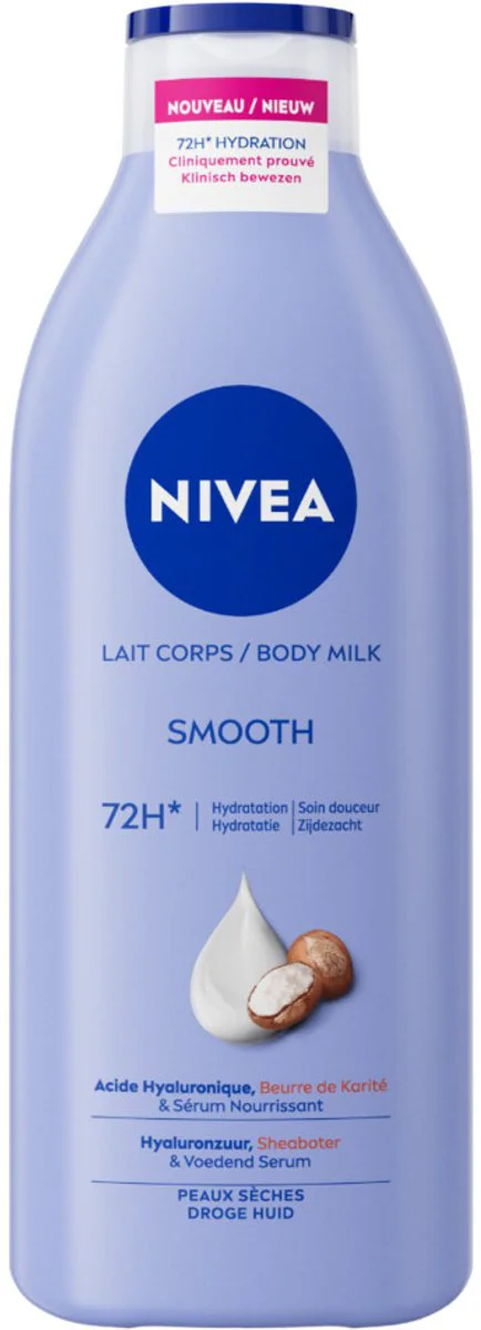 6x NIVEA Zijdezachte Body Milk 400 ml