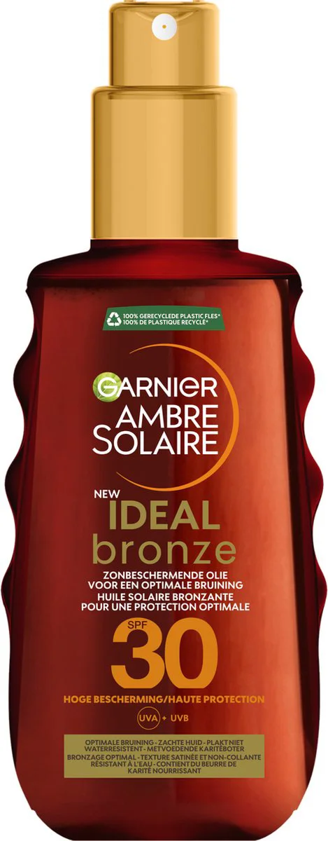 Garnier Ambre Solaire Ideal Bronze Beschermende Zonneolie SPF 30 150 ml