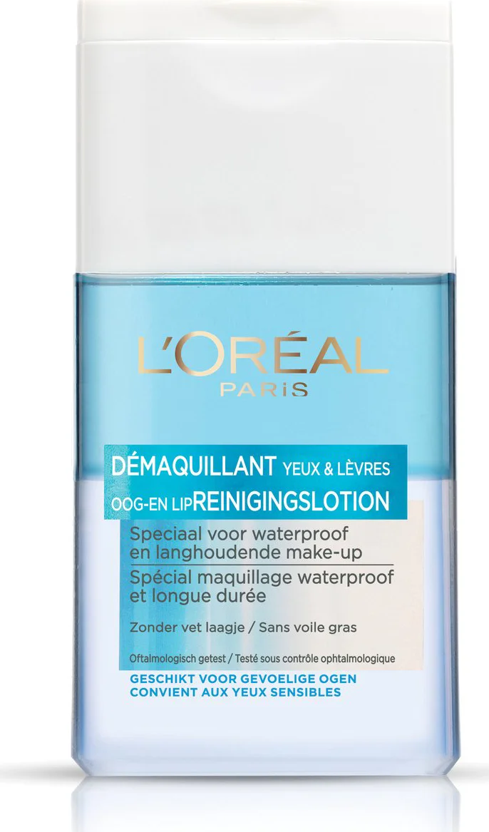 3x L'Oréal Dermo Expertise Waterproof Oogreinigingslotion 125 ml