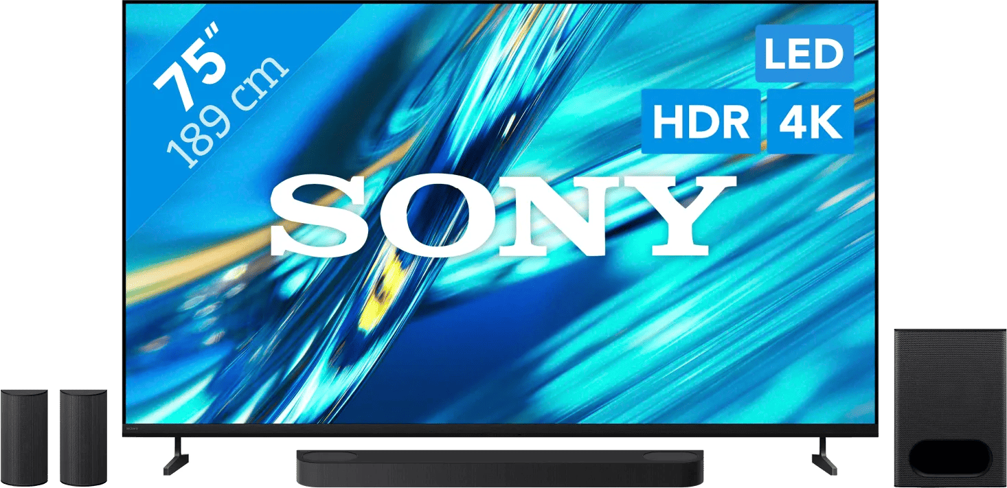 Sony Bravia 3 II Led 75" (2026) + Sony Bravia Theatre System 6 Zwart