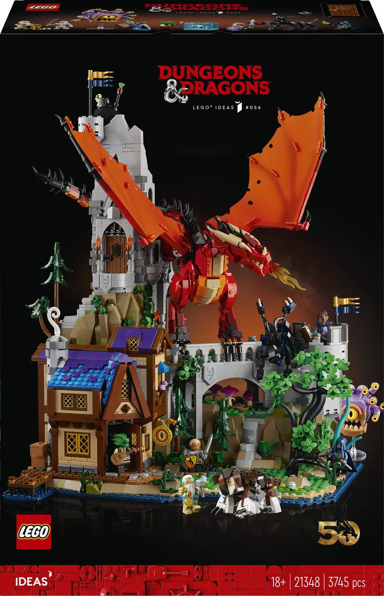 LEGO Ideas Dungeons & Dragons: het verhaal van de rode draak 21348