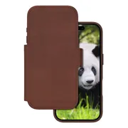DBramante1928 Lynge iPhone 17 Pro Book Case Leer met MagSafe Bruin