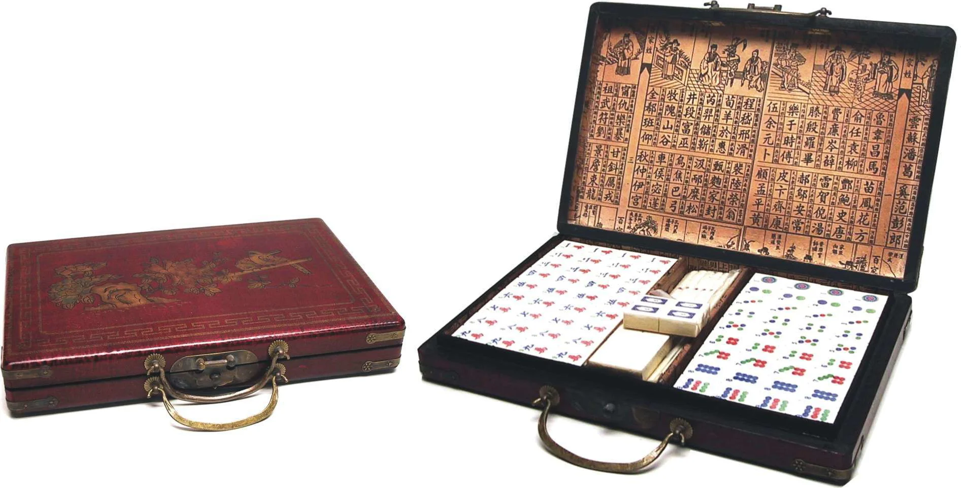 Mahjong Koffer (Luxe Rood)