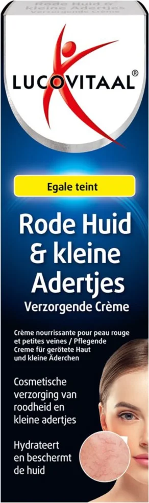 3x Lucovitaal Rode Huid & Kleine Adertjes Crème 30 ml