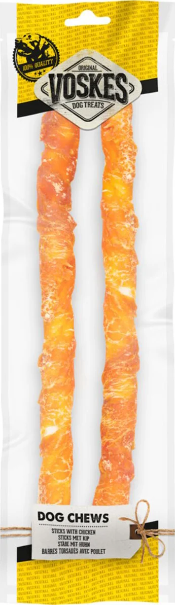 20x Voskes Stick Met Kip 40 cm 2 stuks