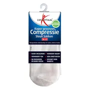 Lucovitaal Compressie Steun Sokken Wit maat 36-41 1 paar