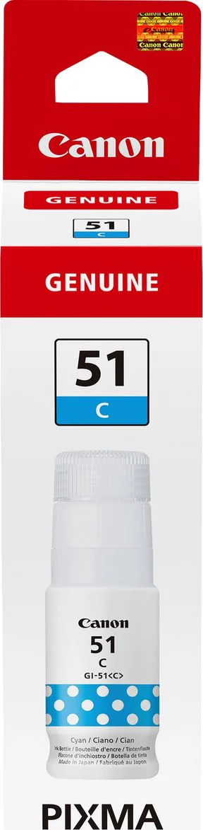 Canon GI-51 Inktflesje Cyaan